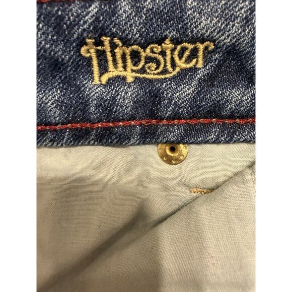 AMERICAN EAGLE Jeans Womens 12 Bootcut Hipster Flare Spilt Hem Low Rise Stretch - Picture 7 of 14